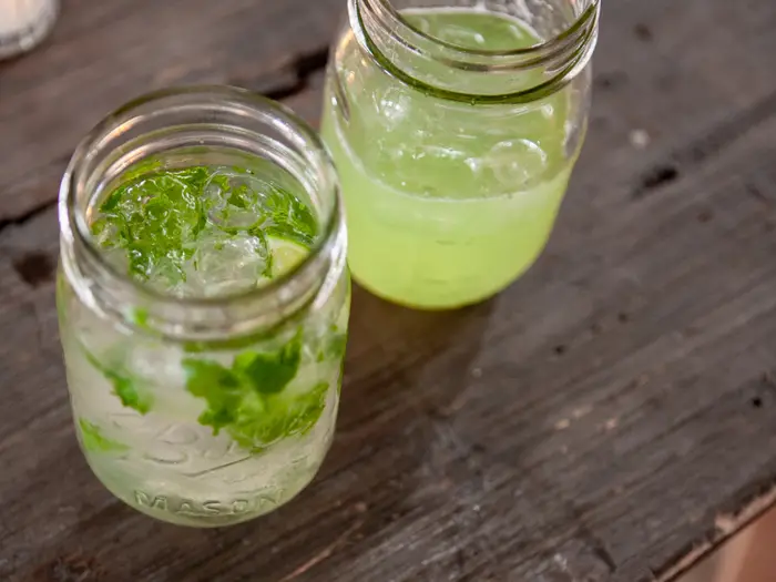 Garden mojitos